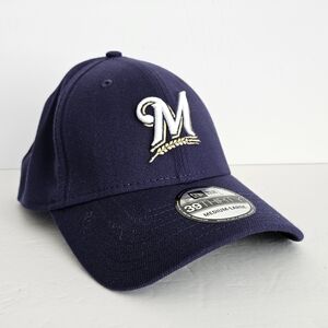 New Milwaukee Brewers Hat‎ MLB Baseball New Era Classic 39THIRTY Cap Size M/L